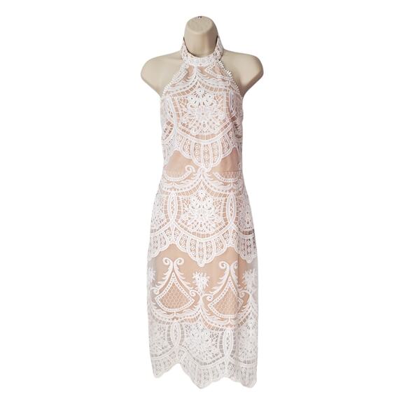 Lulus Dresses & Skirts - Lulu's White Lace Midi Dress